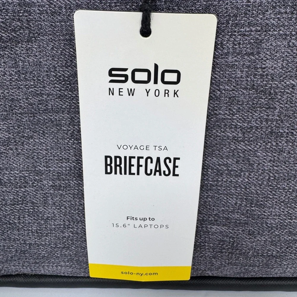 Solo New York Voyage TSA Briefcase Unisex 15.6